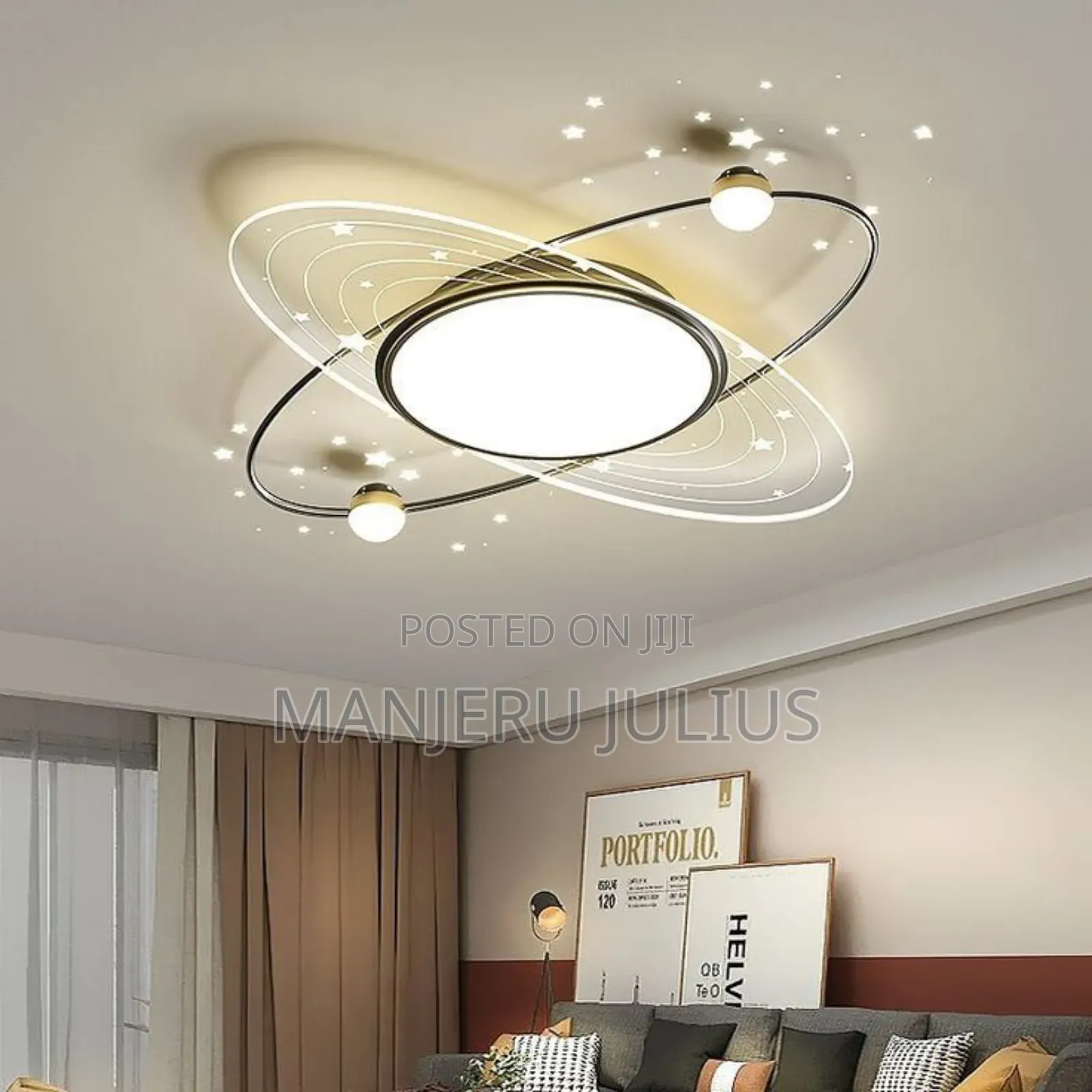 Star-Ring Ceiling Chandelier