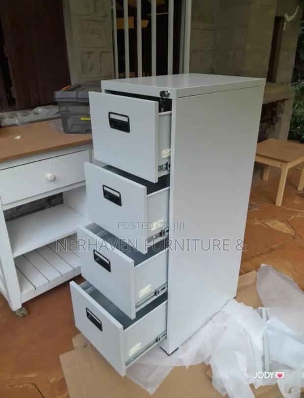 Steel 4-Drawer File Cabinet – Long Lasting