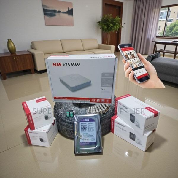 Hikvision Full Hd 1080p CCTV Camera Kit With 500gb Disk and 50m Cable