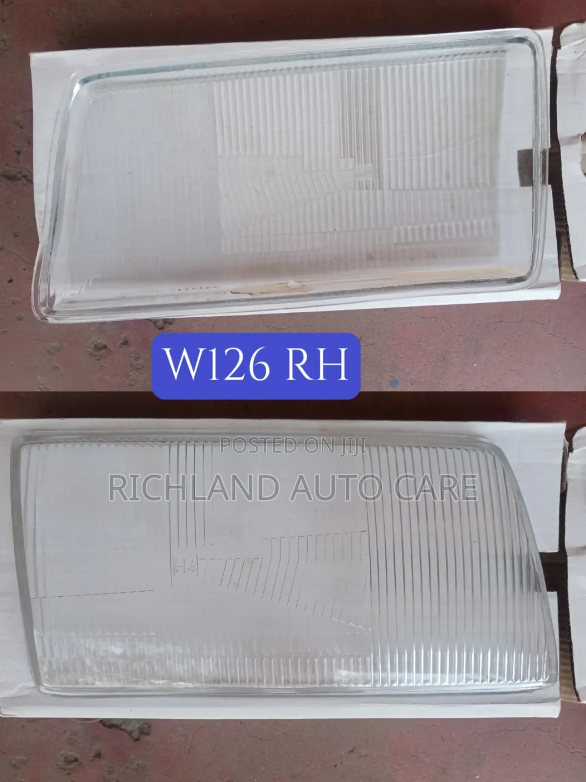 Mercedes Benz S Class Headlamp Lenses Cover W140 W126