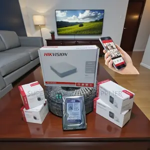 Night Vision Hikvision 4 Camera CCTV System With DVR and 1 Yr Warranty