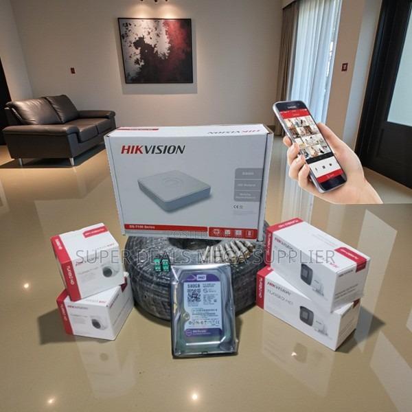 Motion Detection 4 Hikvision Full Hd 2mp CCTV Full System Kit With DVR