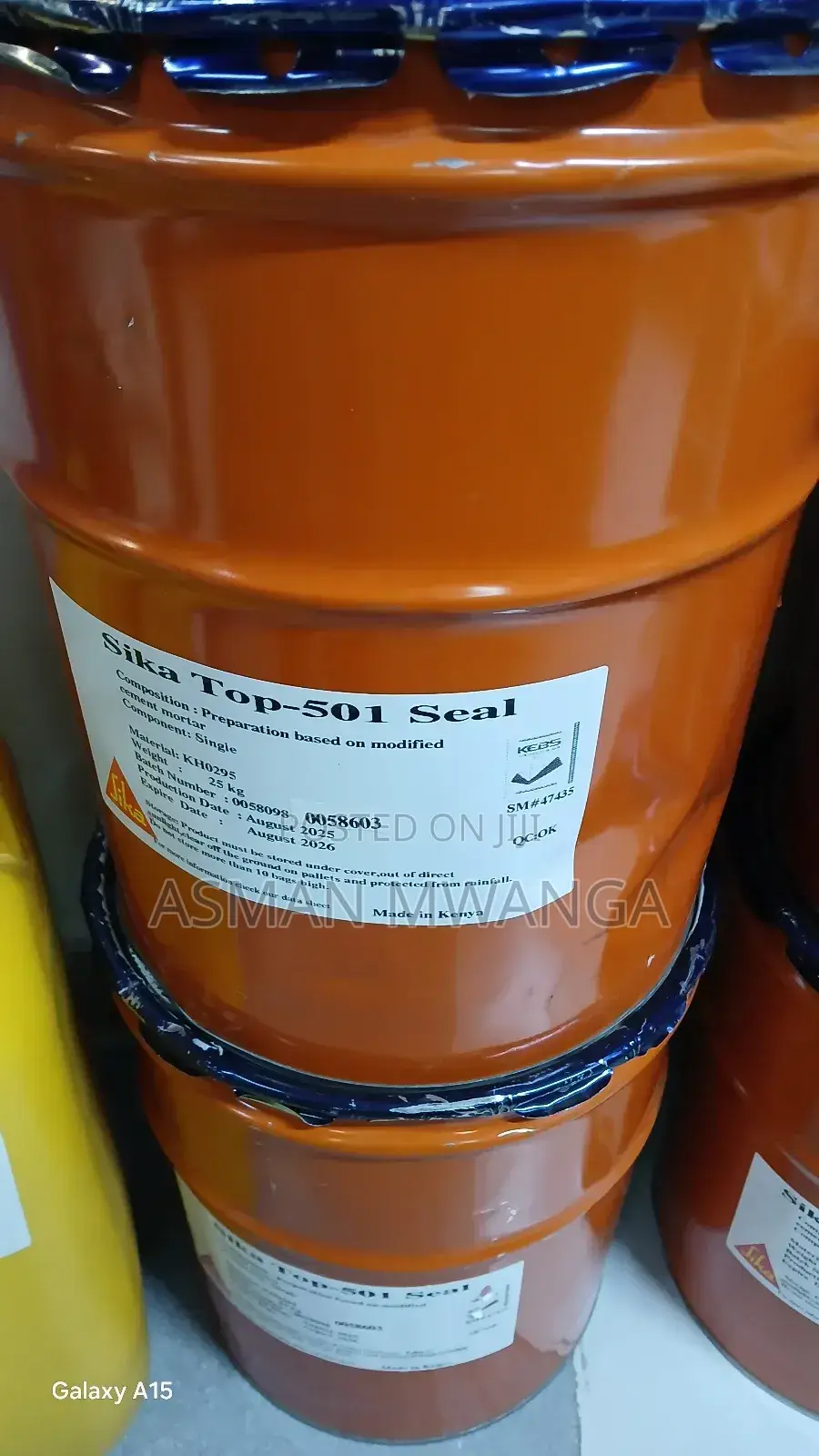 Flexible Barrier Sikatop 501 Seal