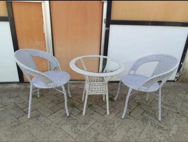 Balcony White 2 Seater Set - main view