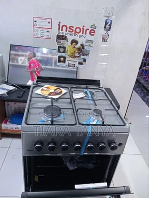 Mika 58 by 58 Standing 3gas and 1 Electric Cooker