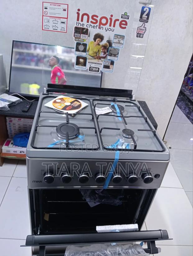 Mika 58 by 58 Standing 3gas and 1 Electric Cooker - thumbnail 5