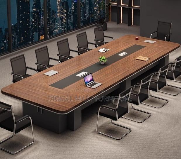 3000mm Mega Brown Conference Table