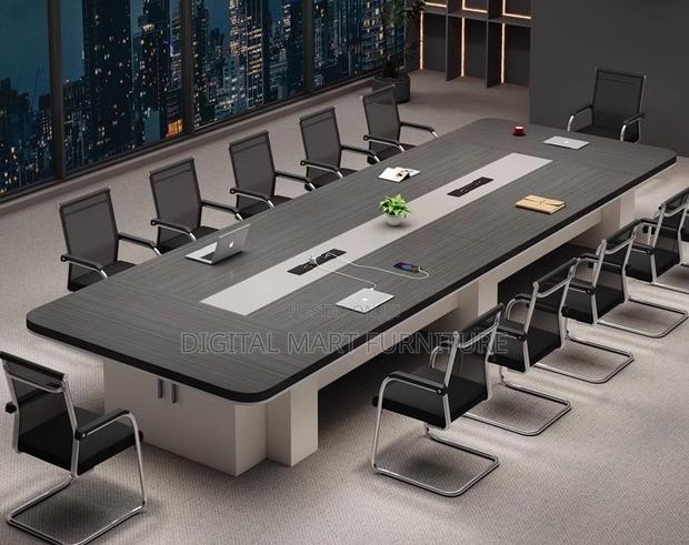 3000mm Mega Brown Conference Table - thumbnail 6