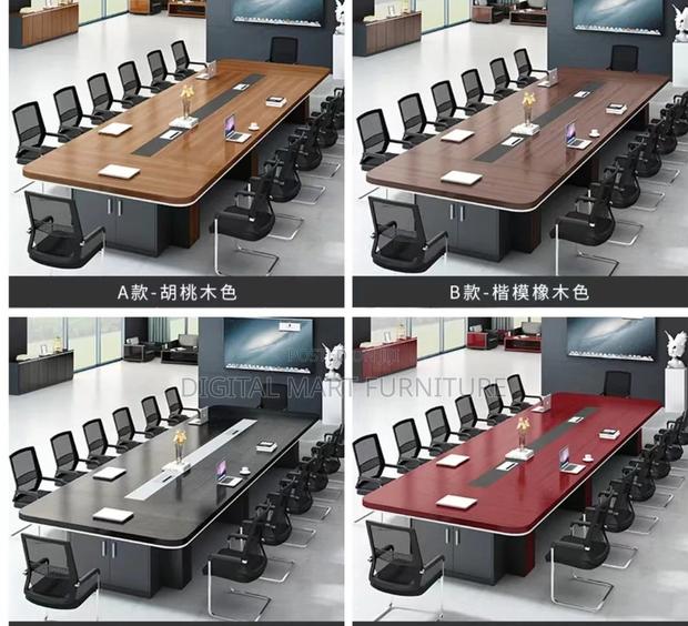 3000mm Mega Brown Conference Table - thumbnail 14