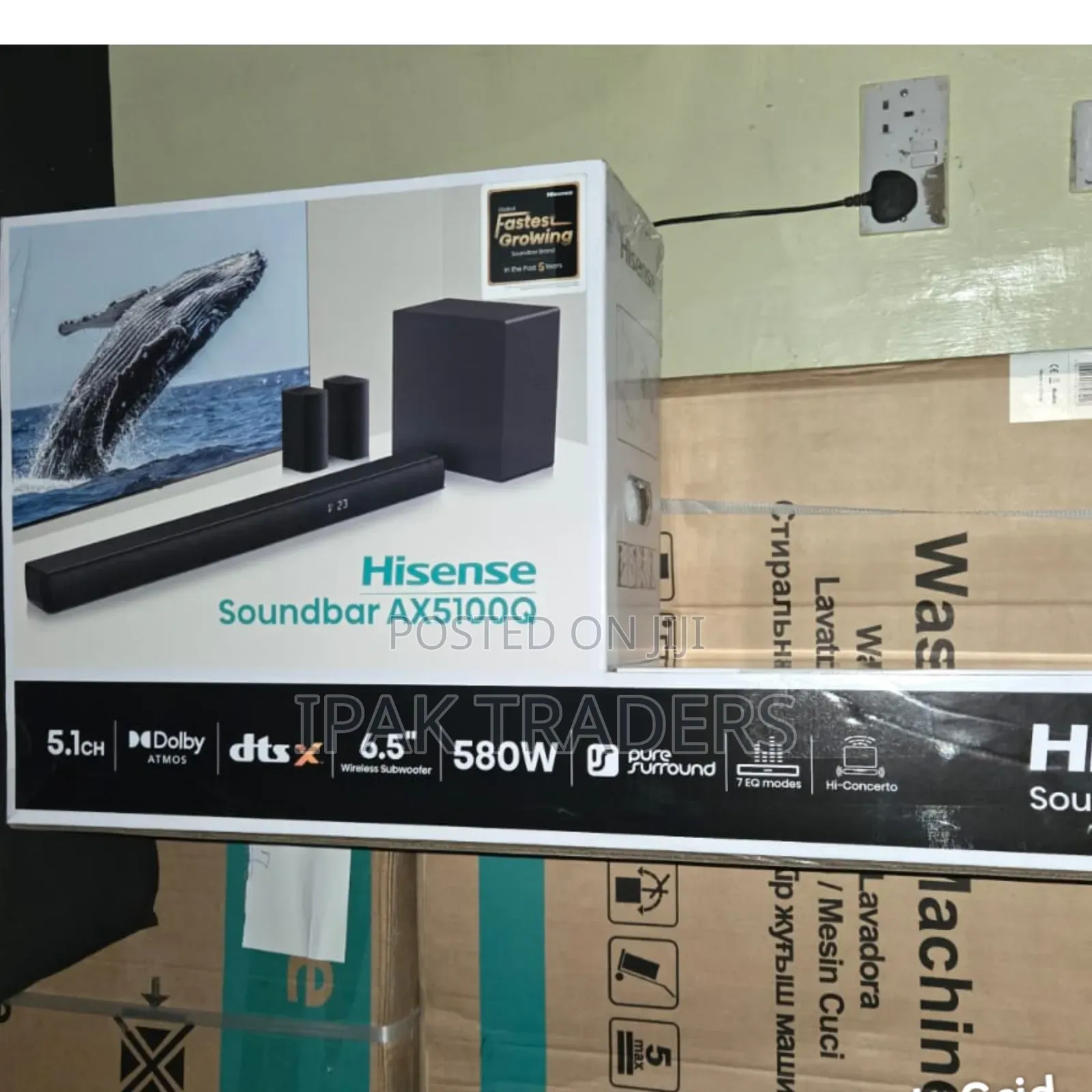 Hisense 5.1 580w Dolby Atmos, Ax5100q