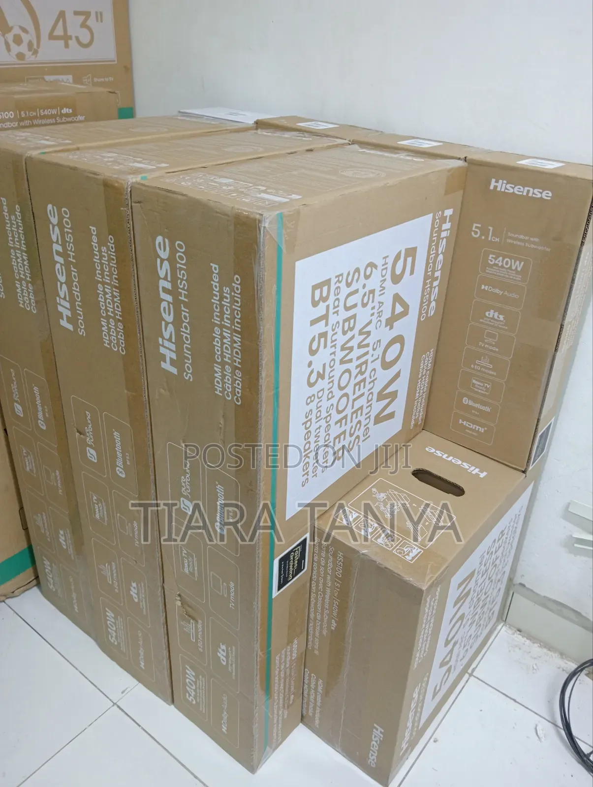 Hisense 5.1 540 Watts 5.1 Ch Bluetooth Enabled