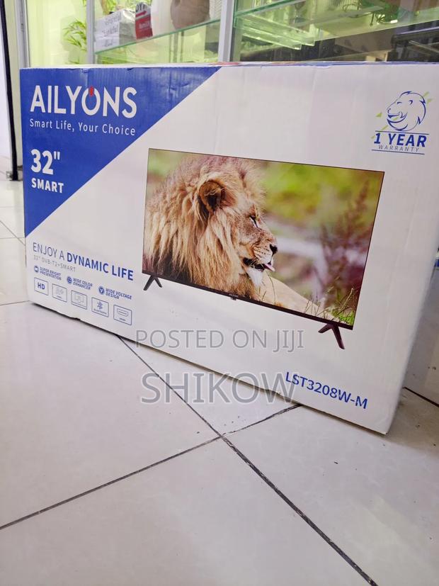 Ailyons 32" Hd Smart Tv With Bluetooth, Netflix, Youtube Wifi Enabled