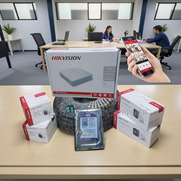 Hikvision 2mp 1080p CCTV Complete Security Kit With DVR and Hard Disk