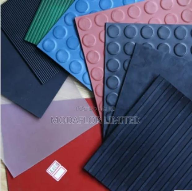 Professional Coin Rubber Flooring for Workshops Showrooms