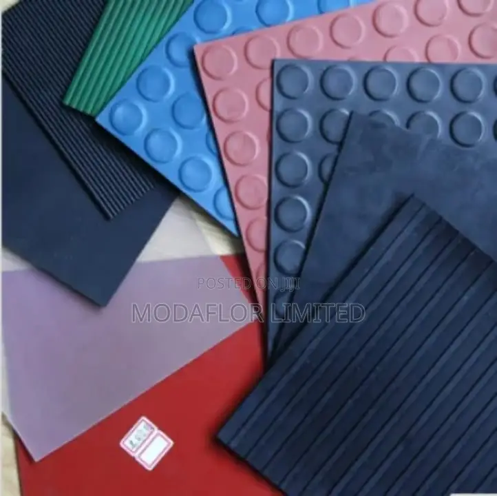 Professional Coin Rubber Flooring for Workshops Showrooms