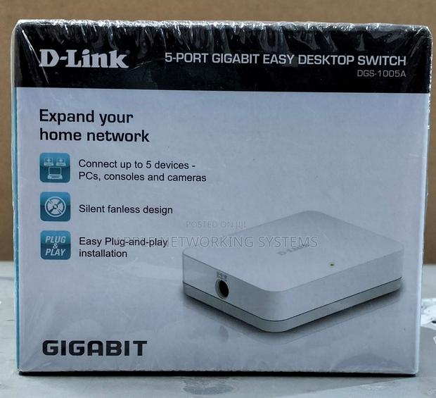 5 Port Gigabit East Desktop Switch DGS-1005a - main view