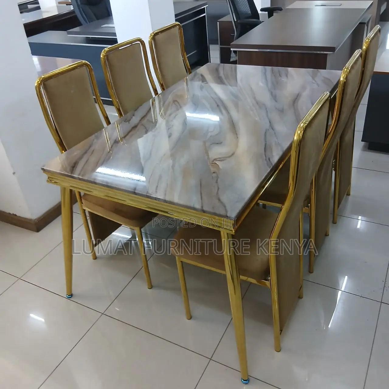 6-Seater Dining Lounge Table