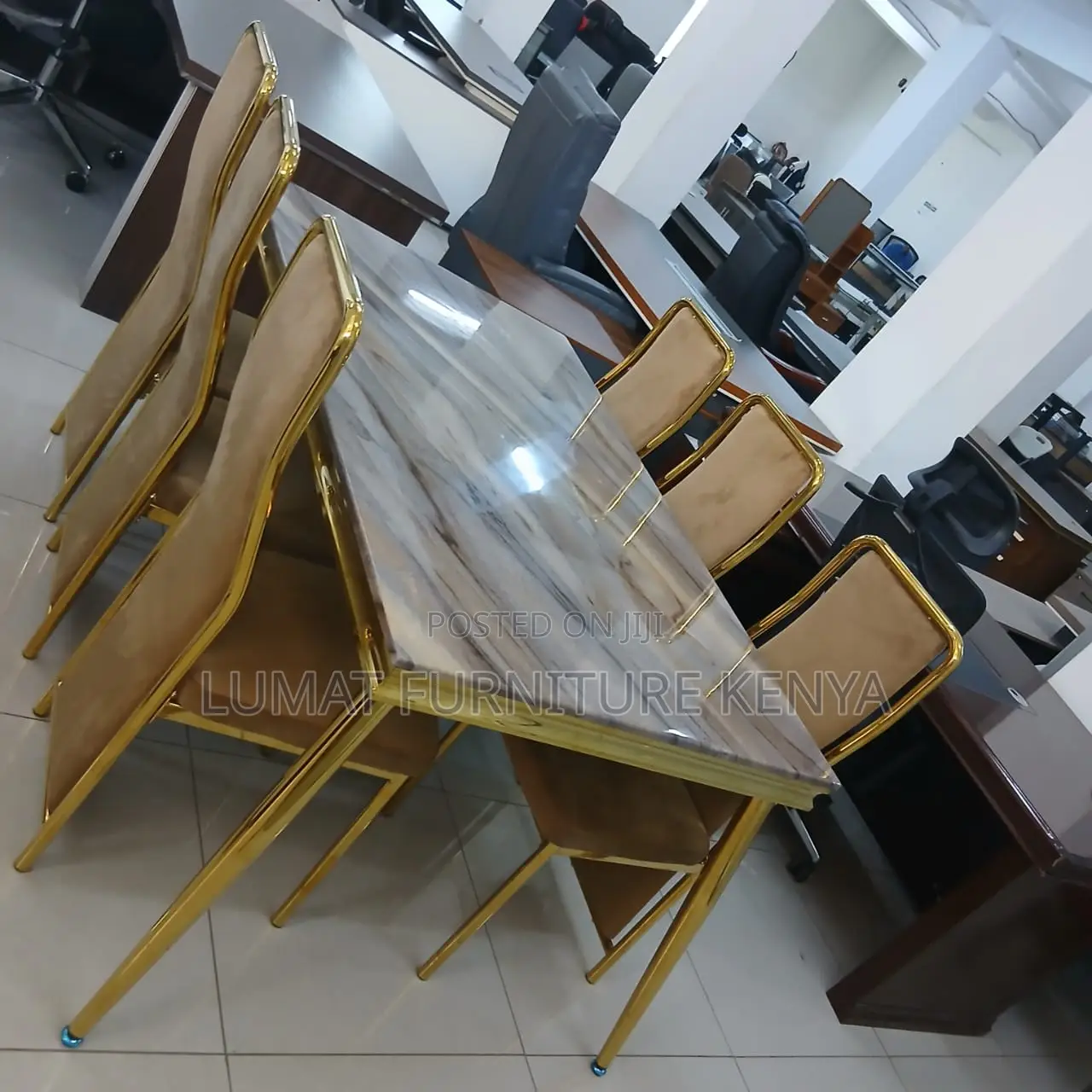 6-Seater Dining Lounge Table