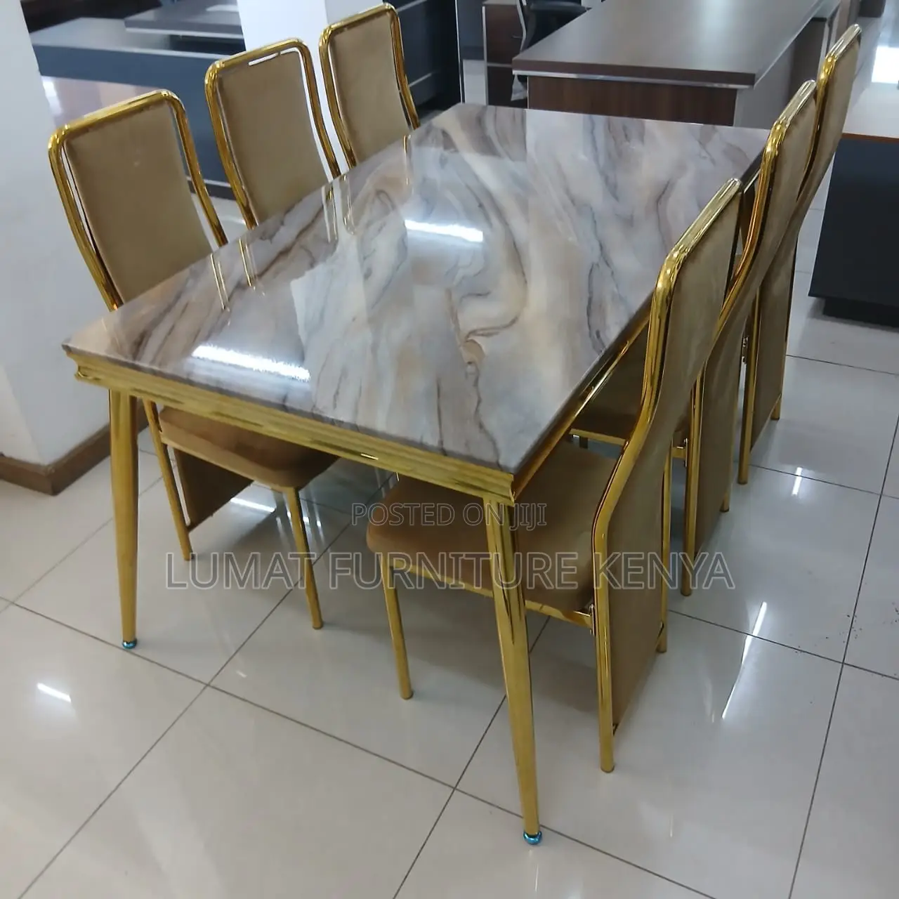 6-Seater Dining Lounge Table
