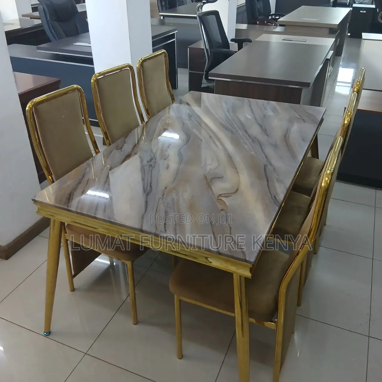 6-Seater Dining Lounge Table