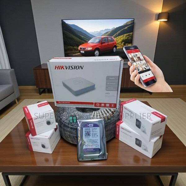 Hikvision 2mp Hd 4 Camera CCTV Kit With Night Vision and Cloud Storage