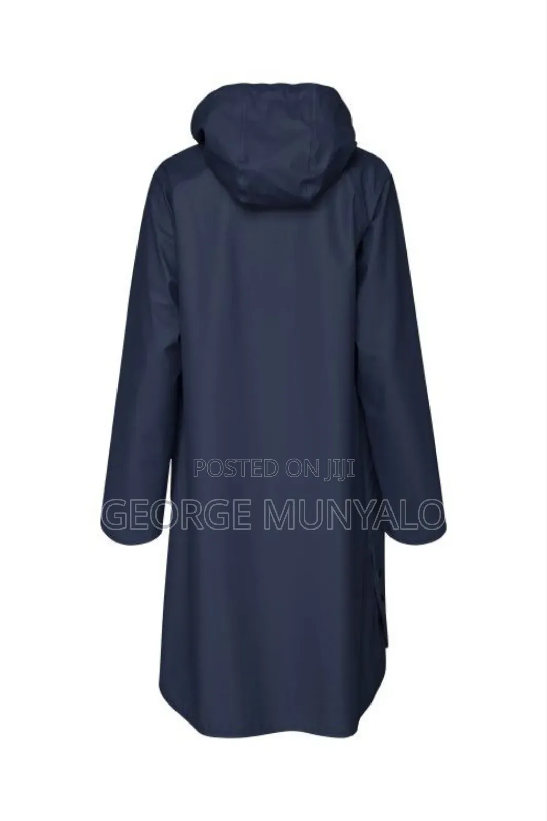 Plain Lined Hooded Raincoat