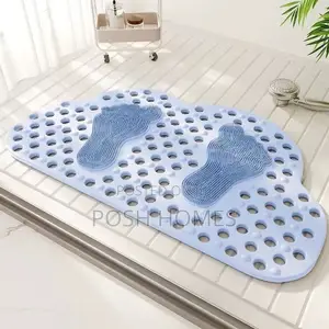 Blue Shade Ant Slip Bathroom Mats