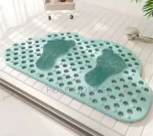 Green Cloud Anti Slip Bathroom Mats