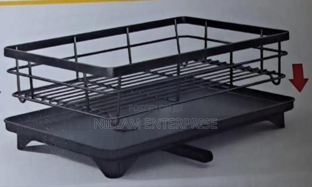 Single Layer Carbon Metal Dishrack - thumbnail 4