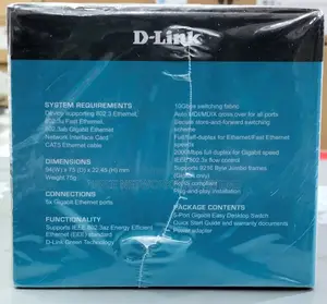 5 Port Gigabit East Desktop Switch DGS-1005a