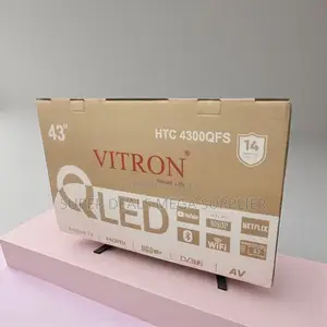 Vitron 43 Inch Qled Smart Tv With Inbuilt Decoder and Netflix