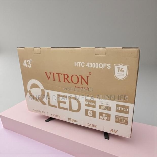 Vitron 43 Inch Qled Smart Tv With Inbuilt Decoder and Netflix - thumbnail 2
