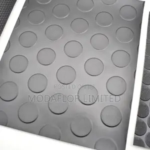 Sound-Reducing Coin Rubber Mat –Ideal for Gyms, Studios Apartments