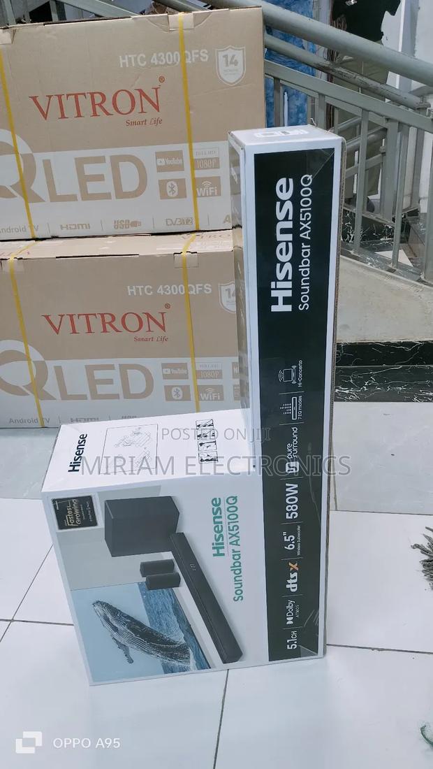 Hisense Ax5100q 580w 5.1 Channel Soundbar