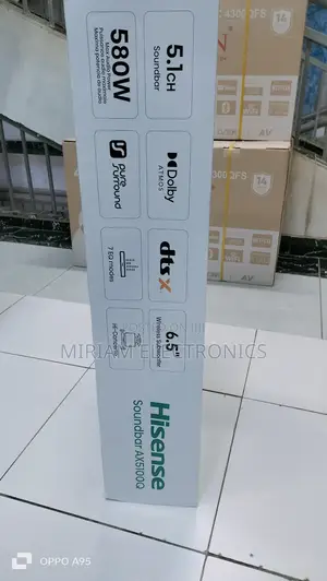 Hisense Ax5100q 580w 5.1 Channel Soundbar