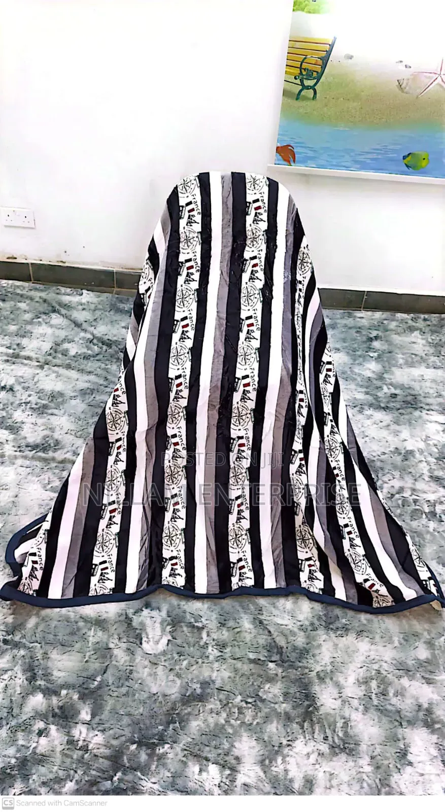 Dual Sided Super Soft Print Throw Blanket*