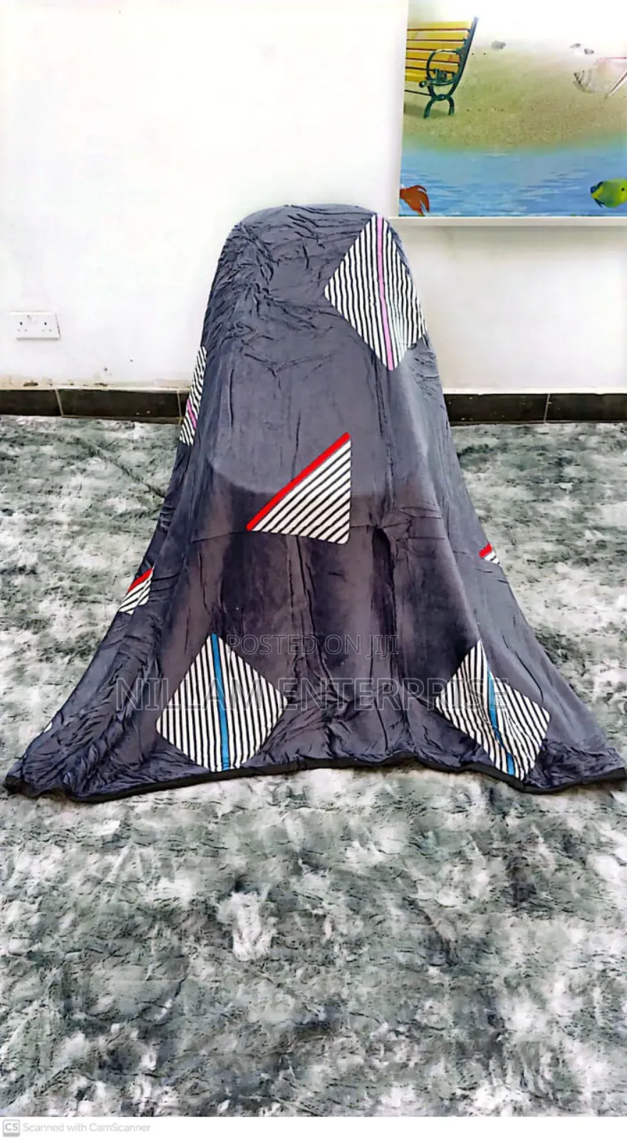 Dual Sided Super Soft Print Throw Blanket*