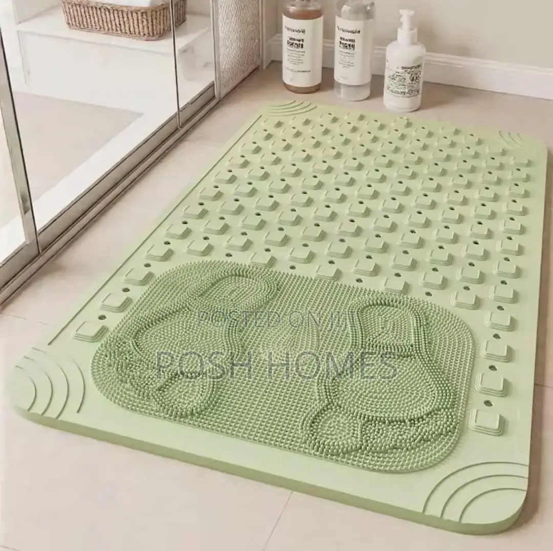 Light Green Anti Slip Bathroom Mats