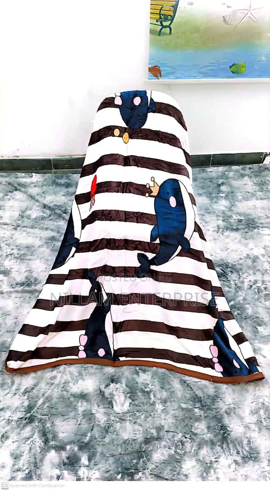 Dual Sided Super Soft Print Throw Blanket*