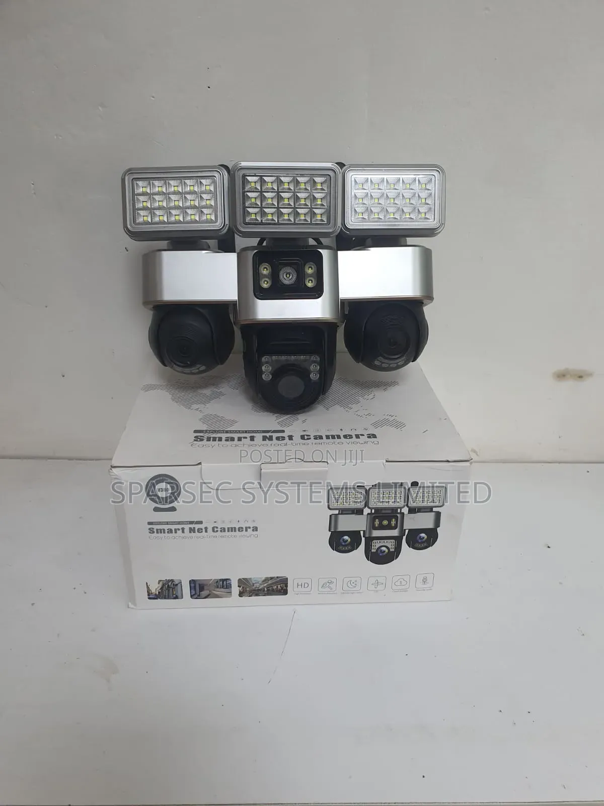 Triple Lens PTZ Solar Cameras Wifi/Sim Card