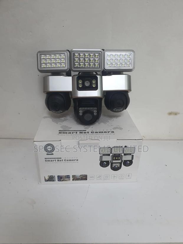 Triple Lens PTZ Solar Cameras Wifi/Sim Card