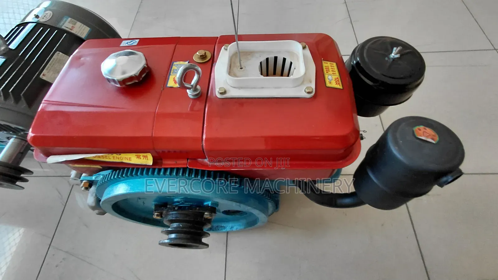 Jd 7.5hp Diesel Powered Engine Water-Cooled Manual Start.
