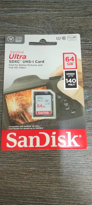 Sandisk Ultra 64 Gb 140mbps Sd Card