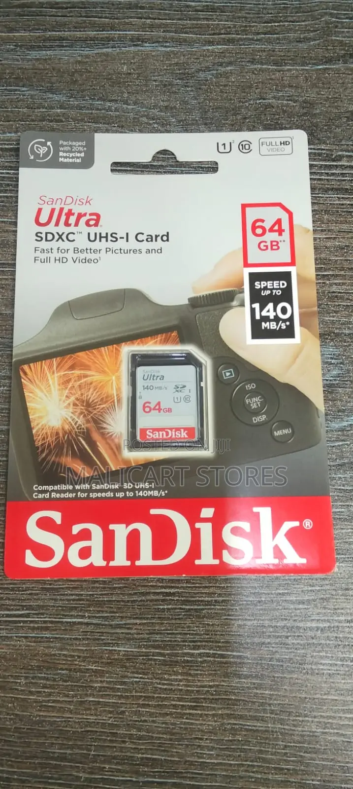 Sandisk Ultra 64 Gb 140mbps Sd Card