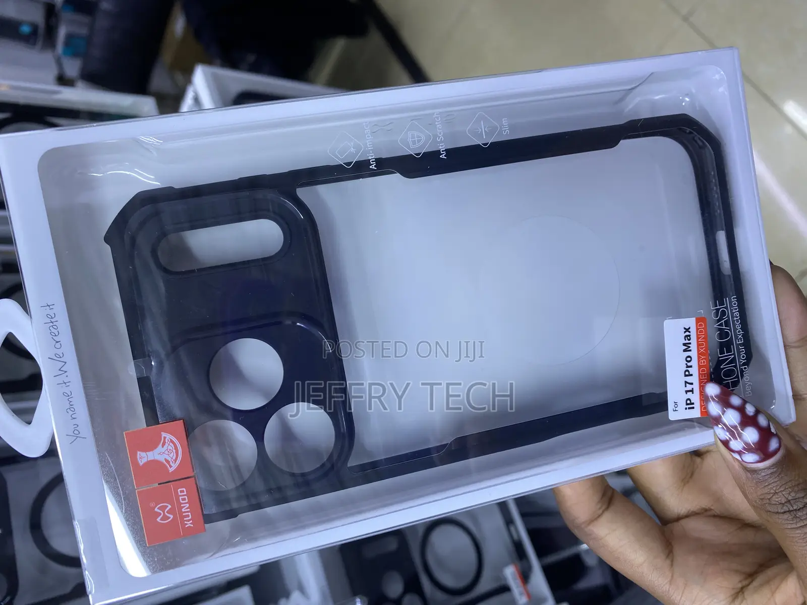Custoo Case iPhone 17 Pro Max Xundd Clear Hybride Case