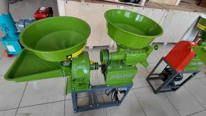 Heavy Duty Combined Rice Milling Machine With Motor.