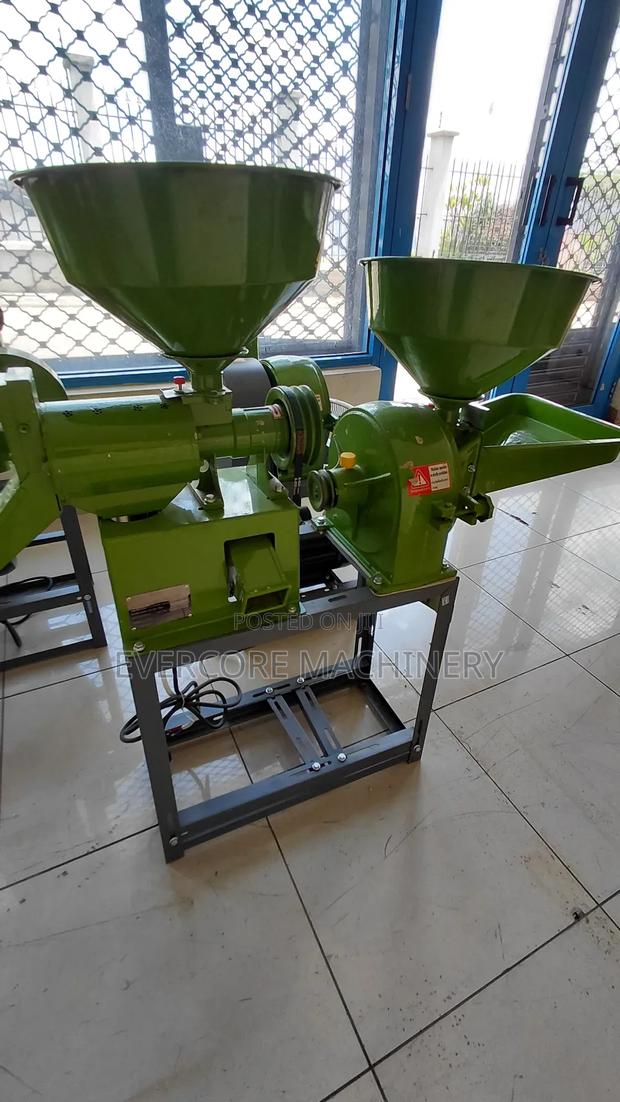 Combined Rice Milling Machine Heavy Duty With Motor. - main view