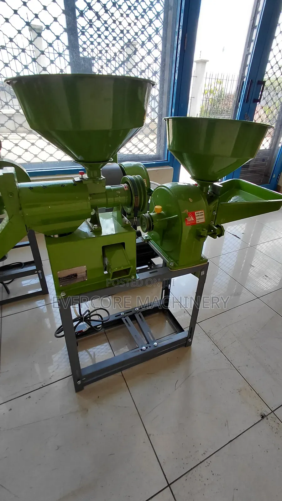 Combined Rice Milling Machine Heavy Duty With Motor.