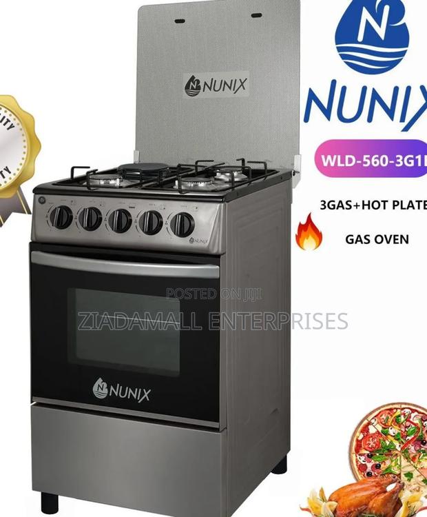 Nunix Cooker 3+1cook Smarter With the Nunix 50x55 3+1 Gas Cooker