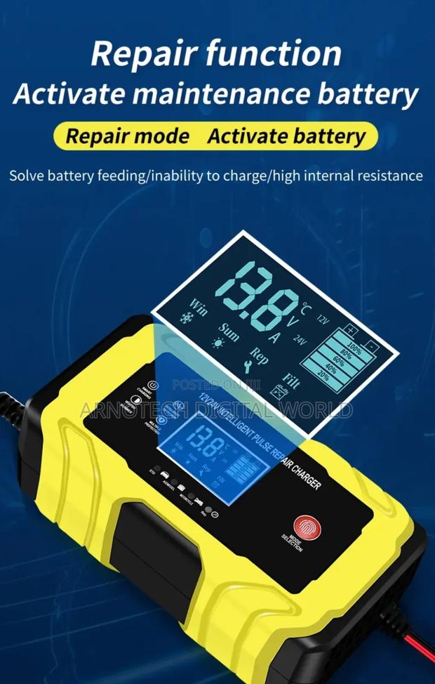 Automatic Switch 12v/24v Intelligent Charger - thumbnail 2
